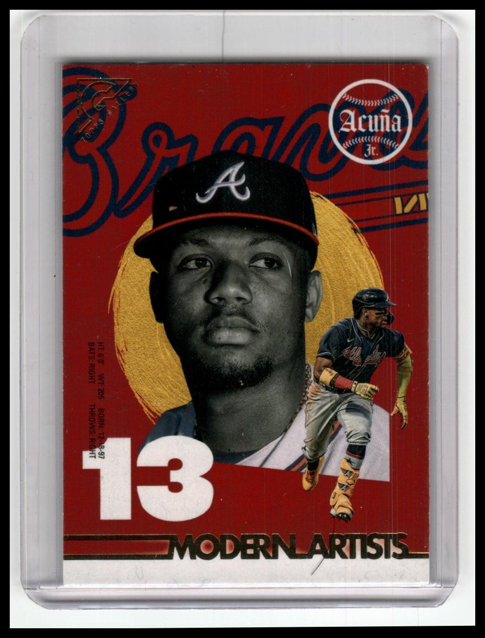 2022 Topps Gallery #MA-1 Ronald Acuña Jr. Modern Artists