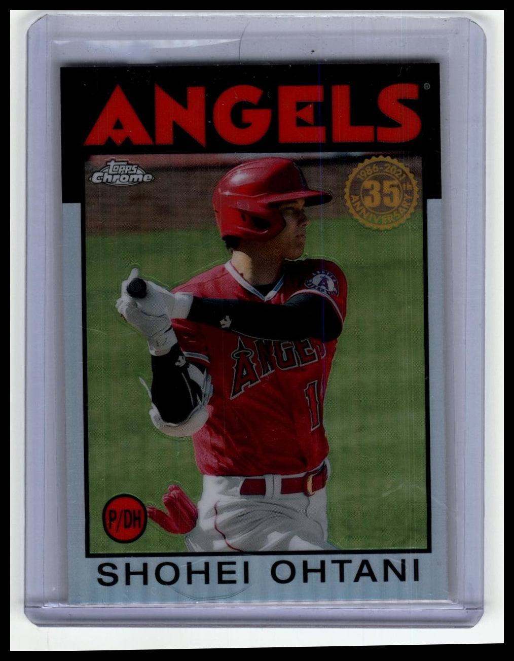 2021 Topps Chrome #86BC-9 Shohei Ohtani 1986 Topps Baseball