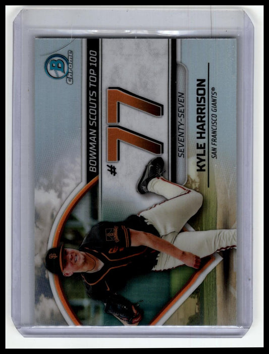 2023-Bowman Chrome-Kyle Harrison-Bowmans Top 100