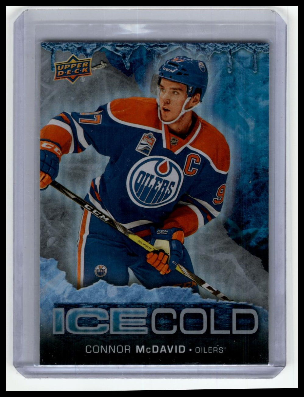 2017-18 Upper Deck Overtime #IC-1 Connor McDavid Ice Cold