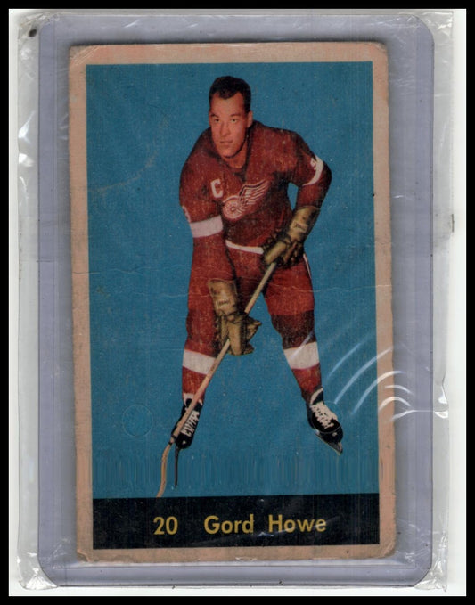 1960-61 Parkhurst #20 Gord Howe