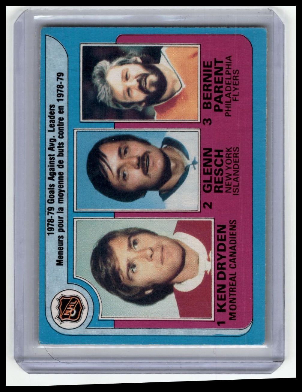 1979-80 Topps #6 Ken Dryden / Glenn Resch / Bernie Parent
