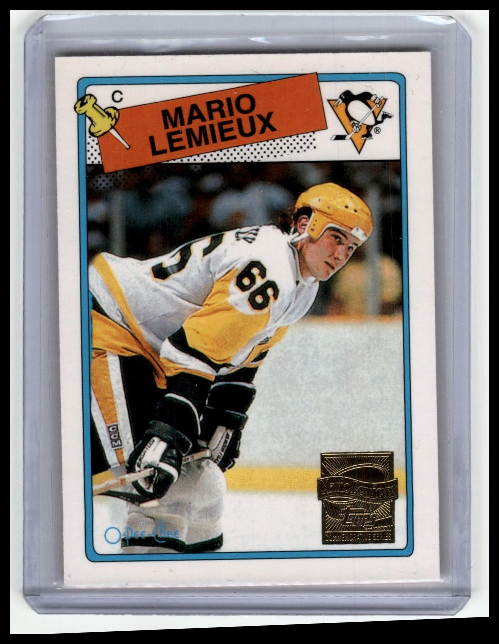 1988-89 Topps #1 Mario Lemieux