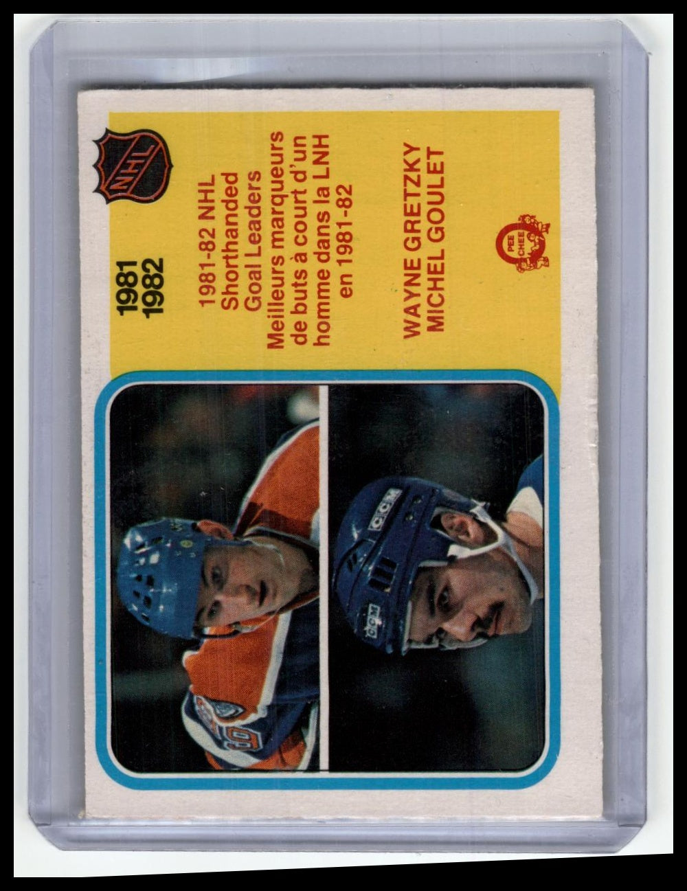 1982-83 O-Pee-Chee #237 Wayne Gretzky / Michel Goulet