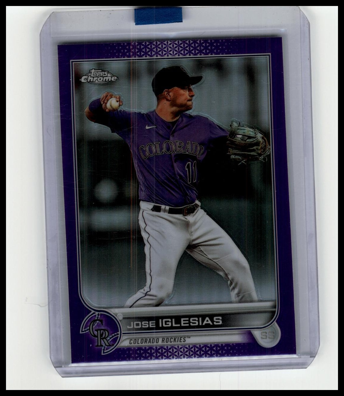 Jose Iglesias 2022 Topps Chrome Purple