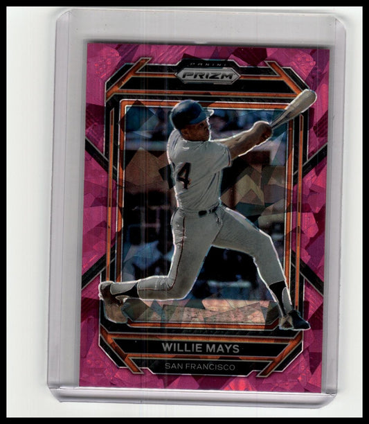 Willie Mays  2023 Prizim Pink