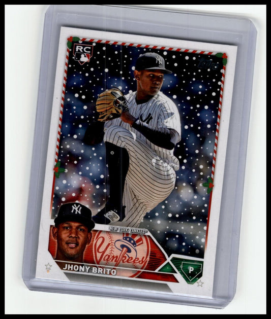 2023 Topps Holiday #H138 Jhony Brito