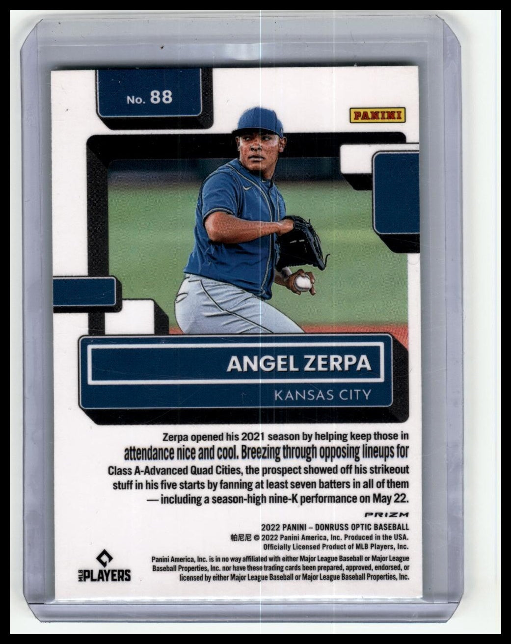 2022 Donruss Optic #88 Angel Zerpa