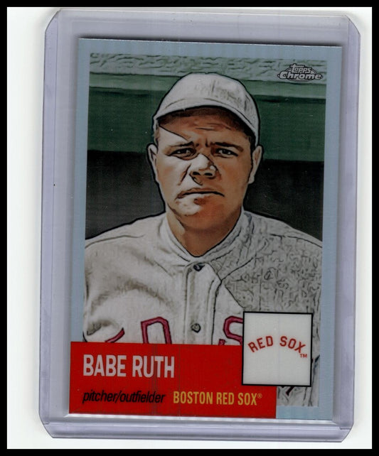 2022 Topps Chrome Platinum Anniversary #3 Babe Ruth Prism Refractor