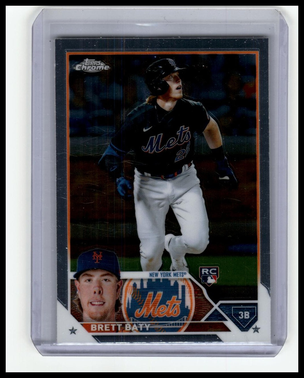2023 Topps Chrome #204 Brett Baty Prism Refractor