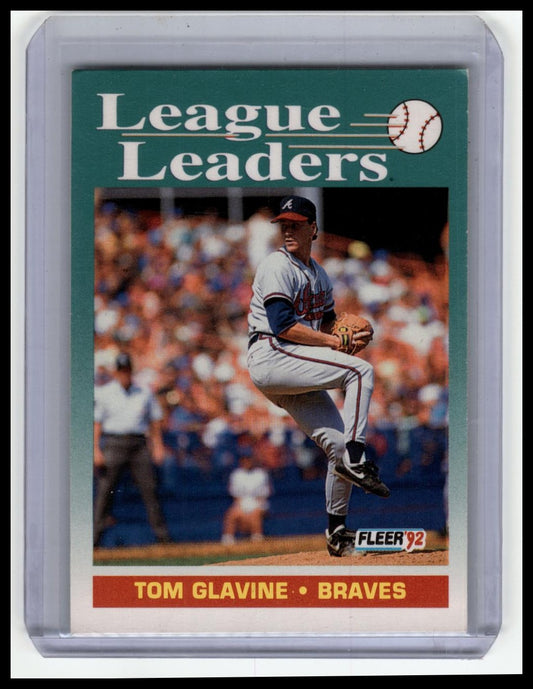 1992 Fleer #694 Tom Glavine