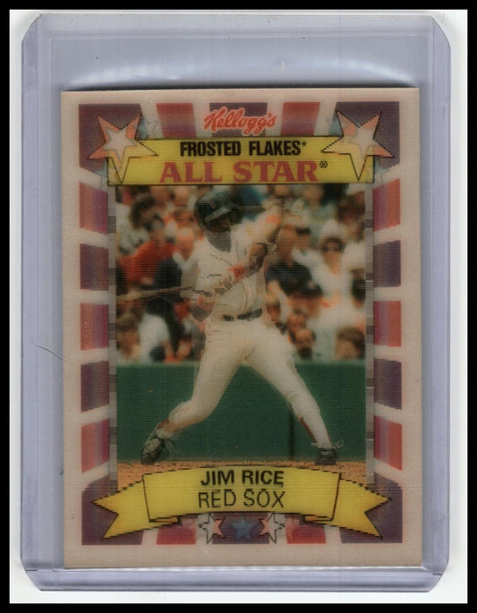 1992 Kellogg's Frosted Flakes All Stars #NNO Jim Rice