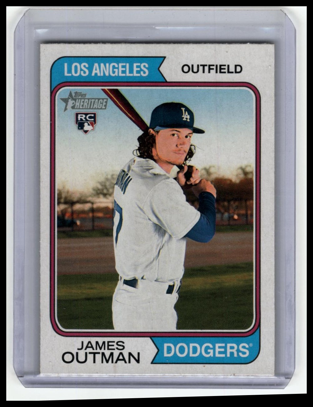 2023 Topps Heritage #ROA-JON James Outman Real One Autographs High Number