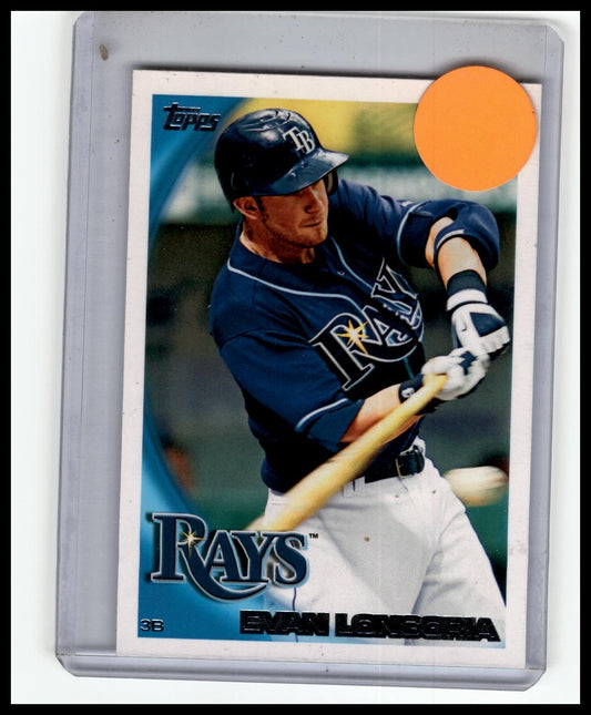 2010 Topps Chrome #141 Evan Longoria Red Refractors #/25