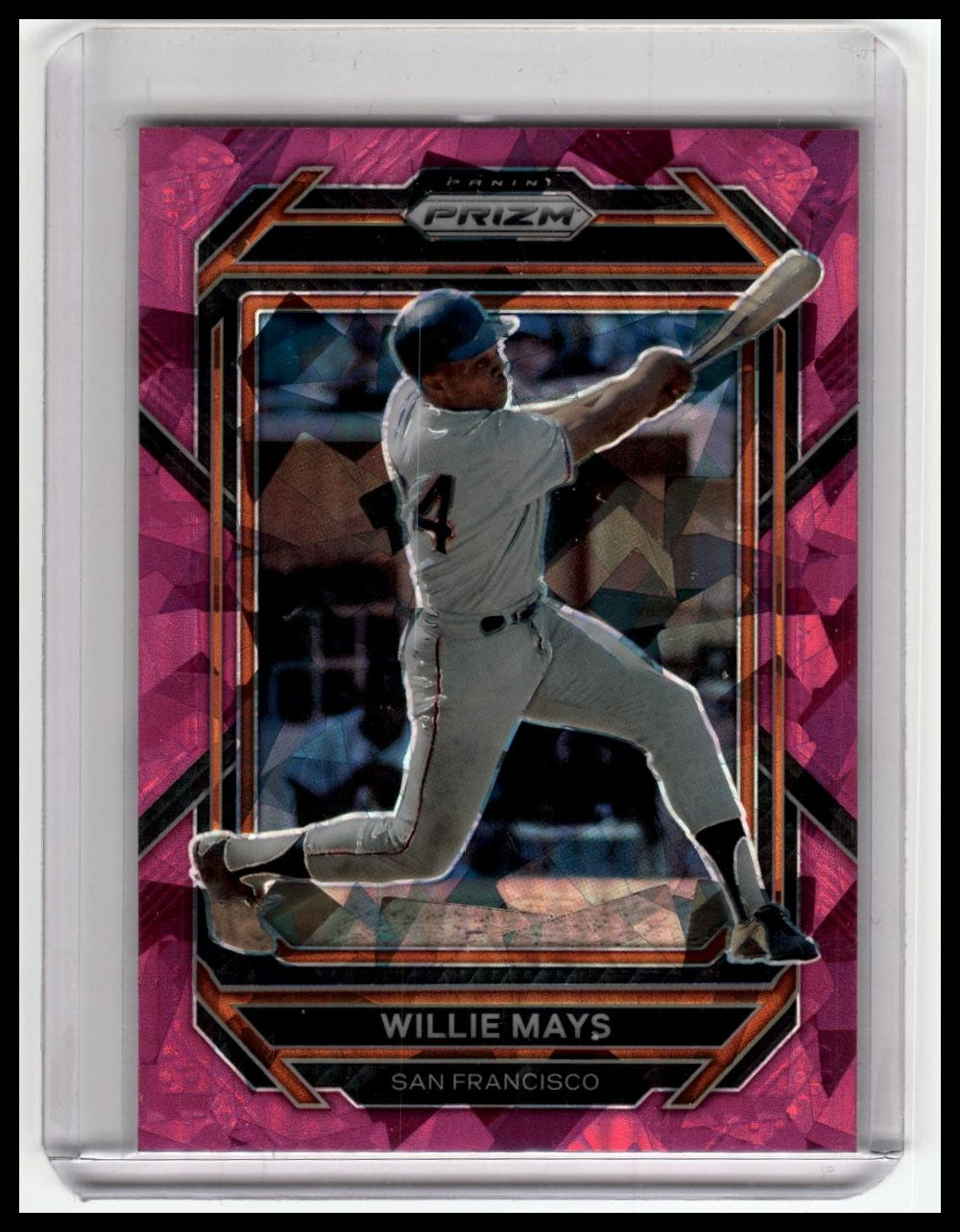 2023 Prizim Willie Mays Pink Refractor