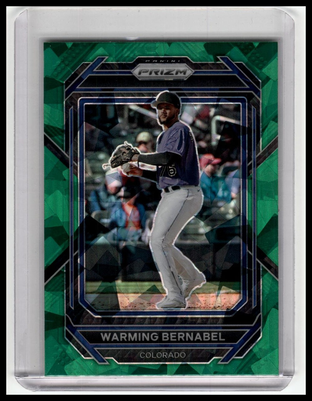 2023 Panini Prizm #151 Warming Bernabel Blue Ice Prizm