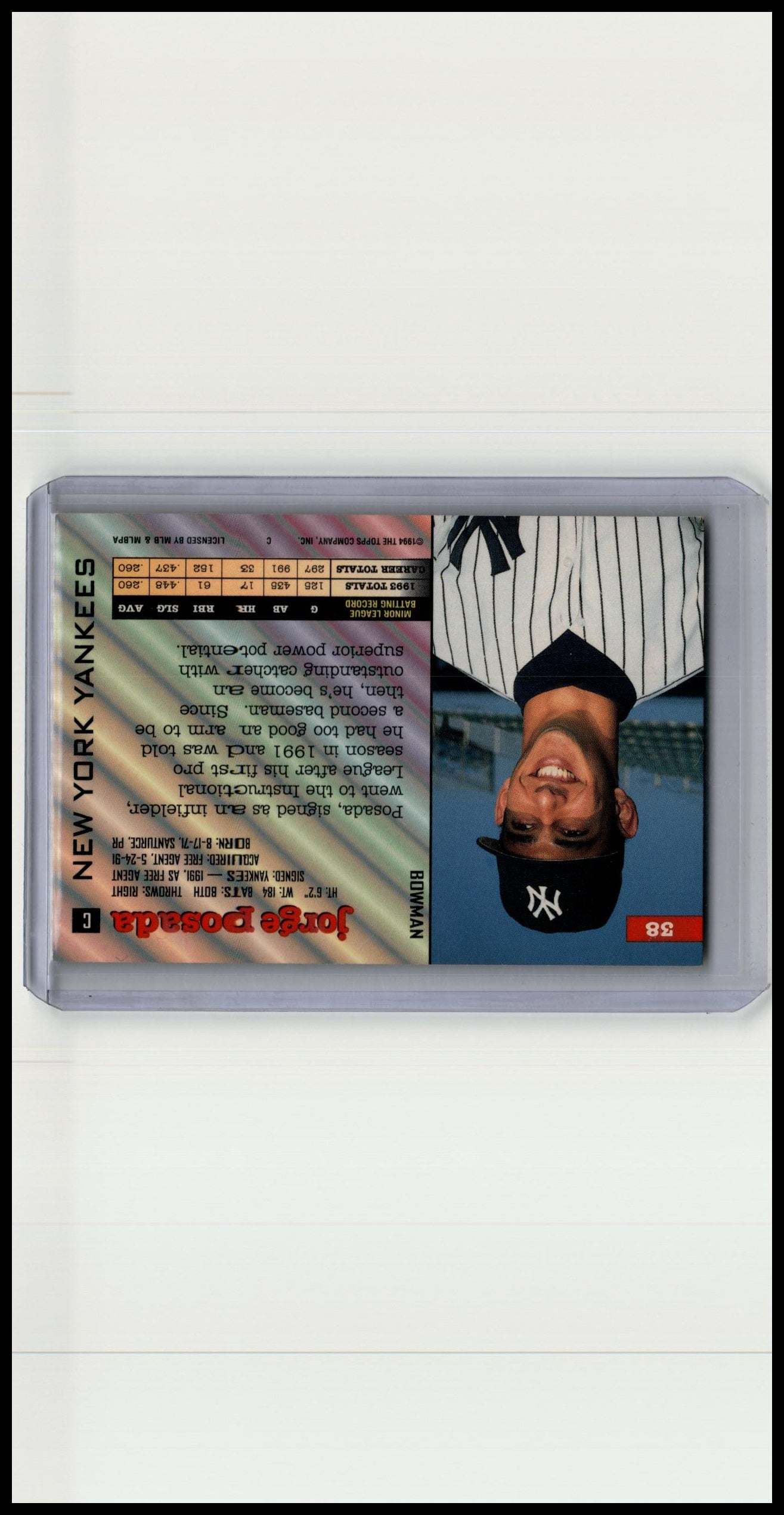 1994 Bowman Jorge Posada RC