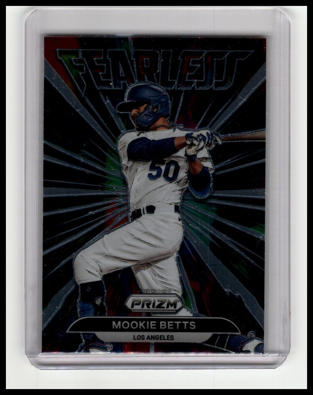 2022 Panini Prizm #FL-5 Mookie Betts Fearless