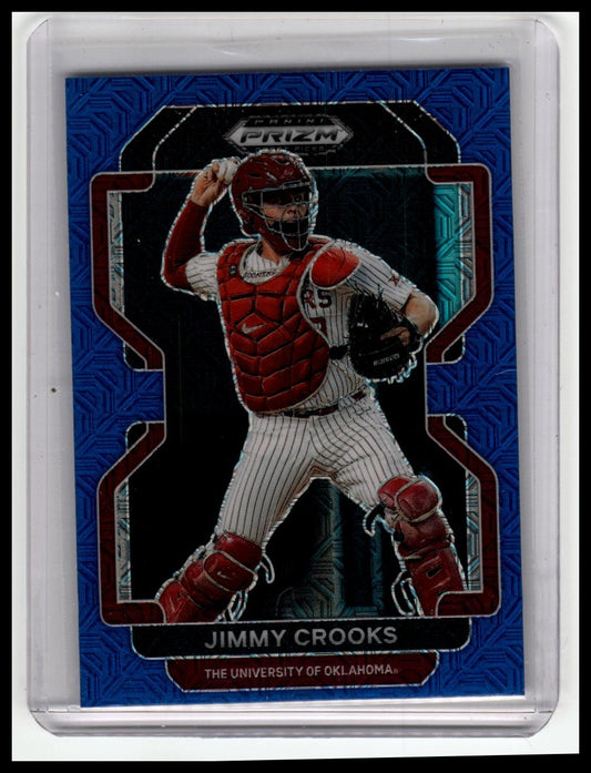 2022 Panini Prizm Draft Picks #PDP127 Jimmy Crooks Silver