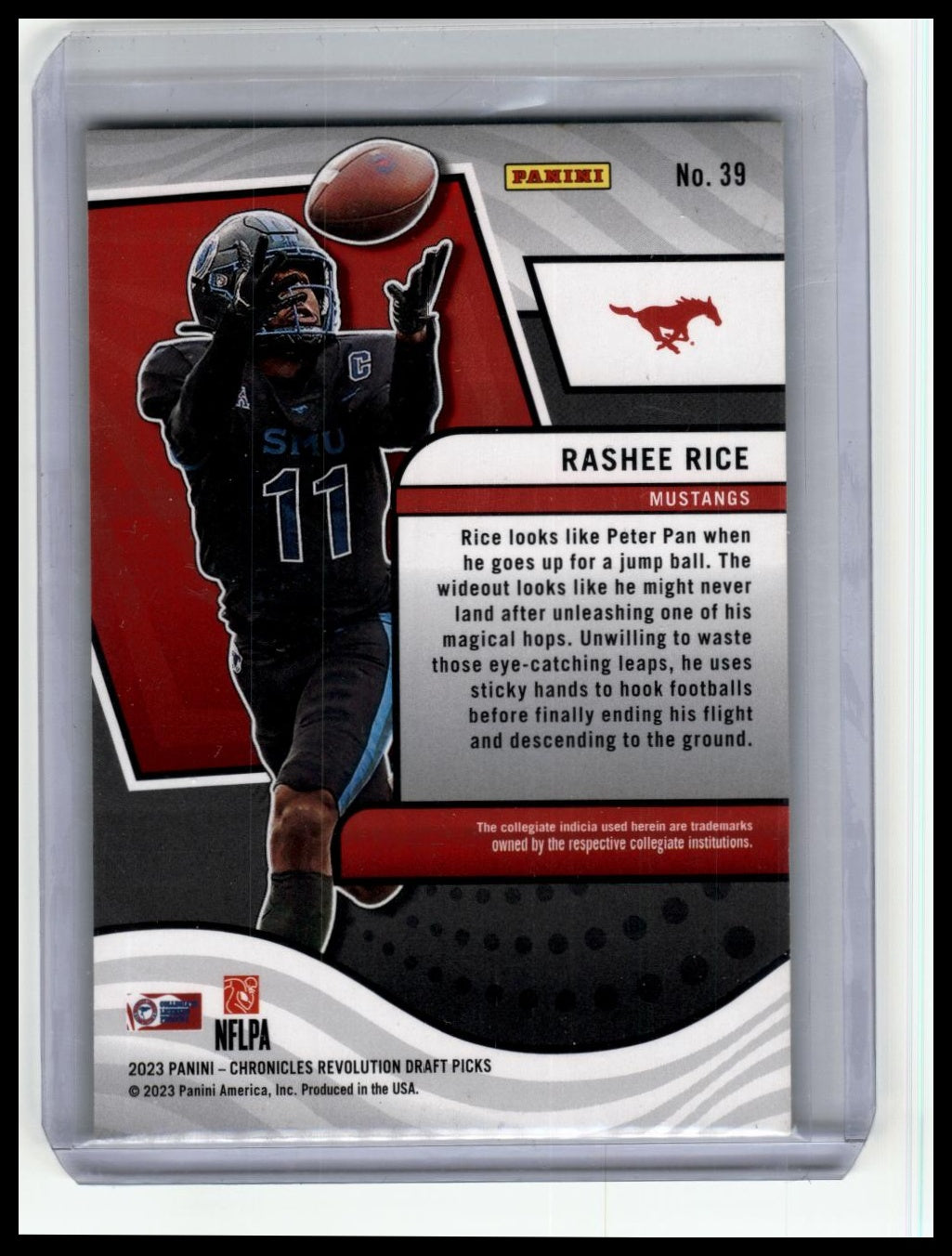 2023 Panini Chronicles Draft Picks #39 Rashee Rice Revolution