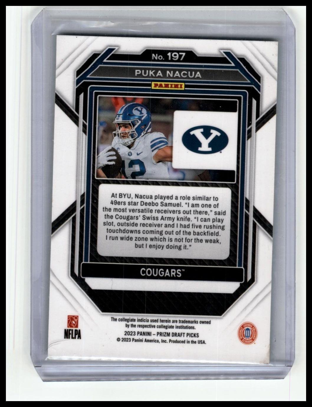 2023 Panini Prizm Draft Picks #197 Puka Nacua