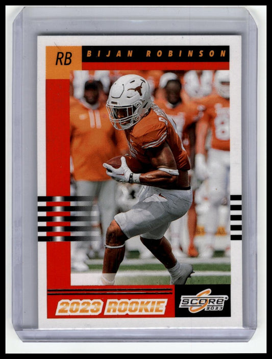 2023 Score #5 Bijan Robinson 2003 Throwback Rookies