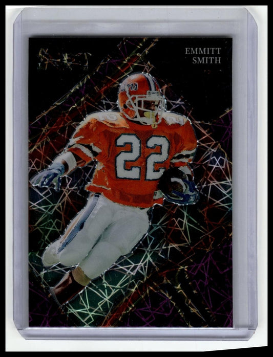 2023 Panini Select Draft Picks #191 Emmitt Smith Red Lazer Prizm