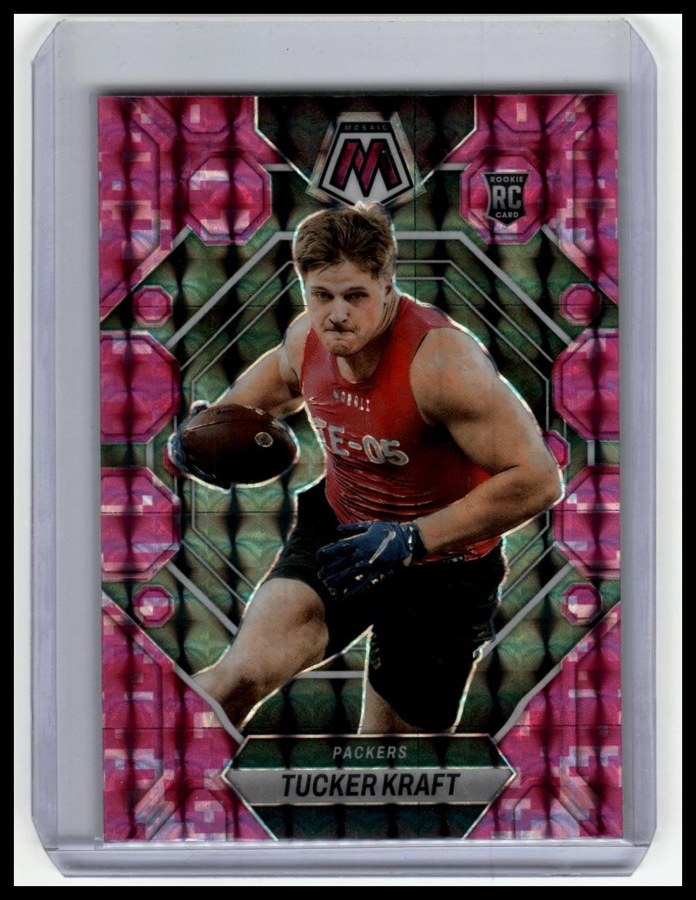 2023 Panini Mosaic #368 Tucker Kraft Reactive Blue Mosaic