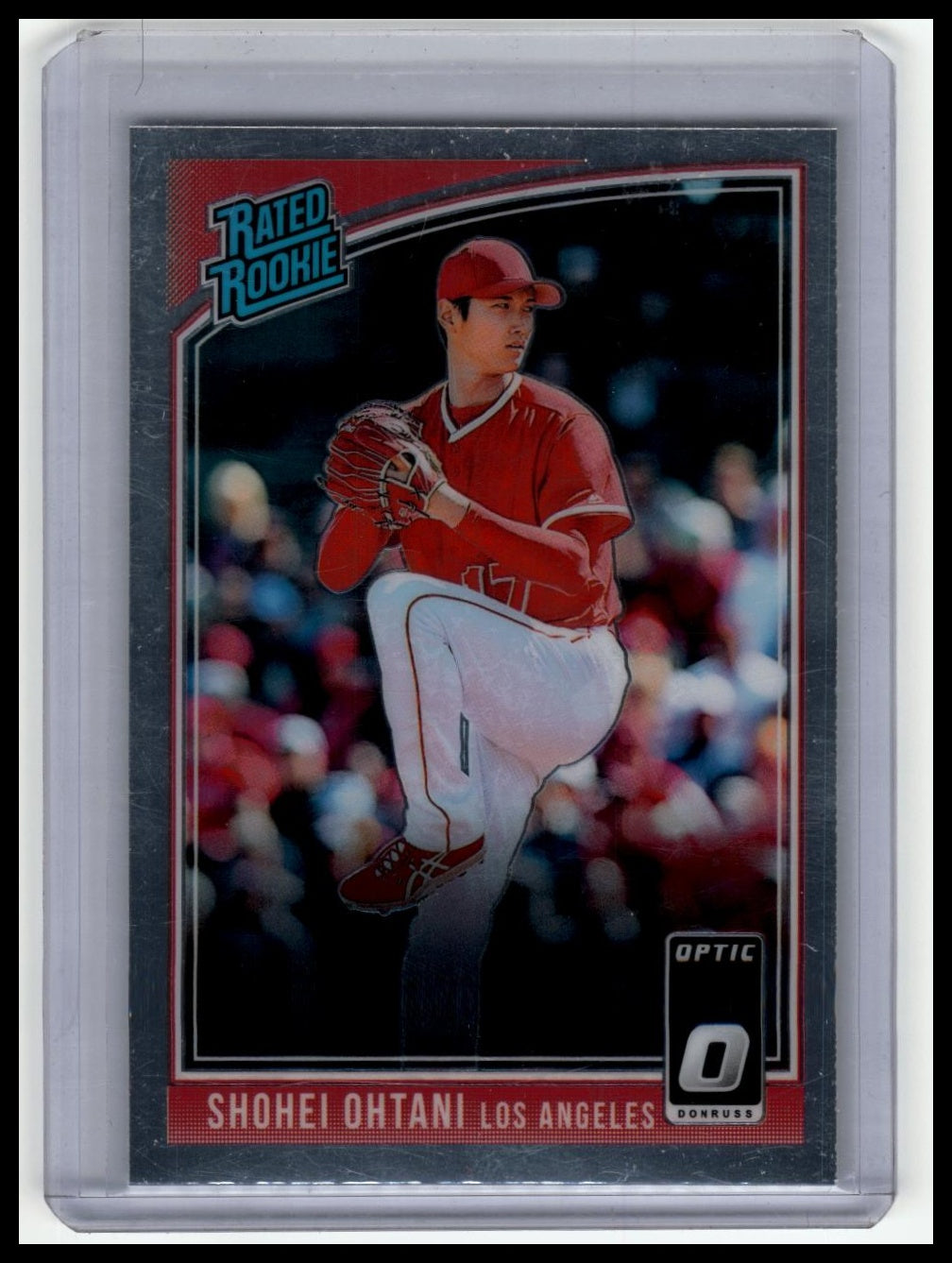 2018 Donruss Optic #176 Shohei Ohtani Shock Variation of #56, pitching