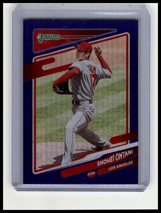 2021 Donruss #199 Shohei Ohtani Holo Blue