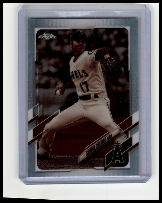 2021 Topps Chrome #159 Shohei Ohtani Sepia Refractor