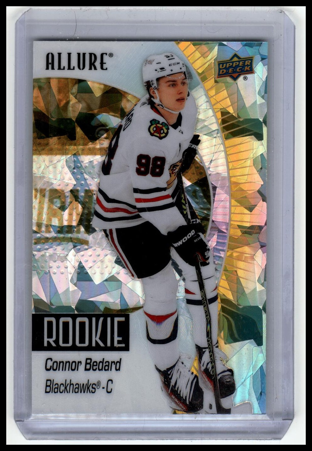 2023-24 Upper Deck Allure #102 Connor Bedard Yellow Taxi