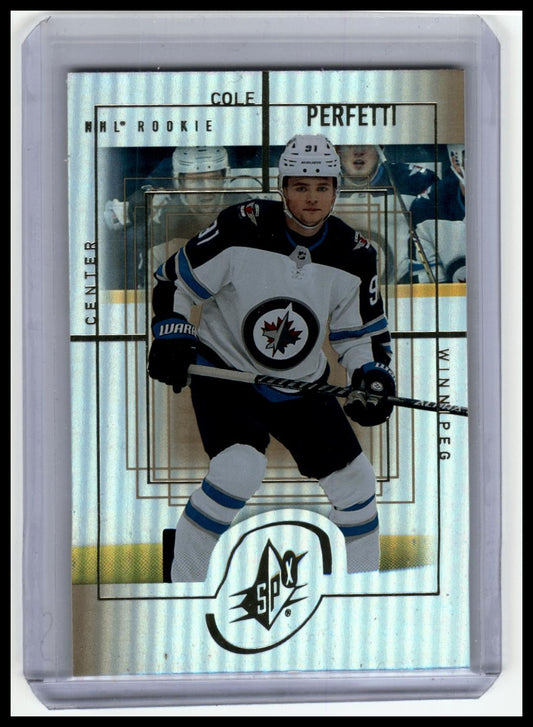 2021-22 Upper Deck #SPX-31 Cole Perfetti 1999-00 SPx Retro