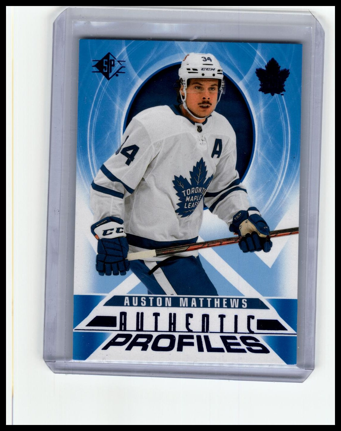 2020-21 SP #AP-20 Auston Matthews Authentic Profiles #/2299