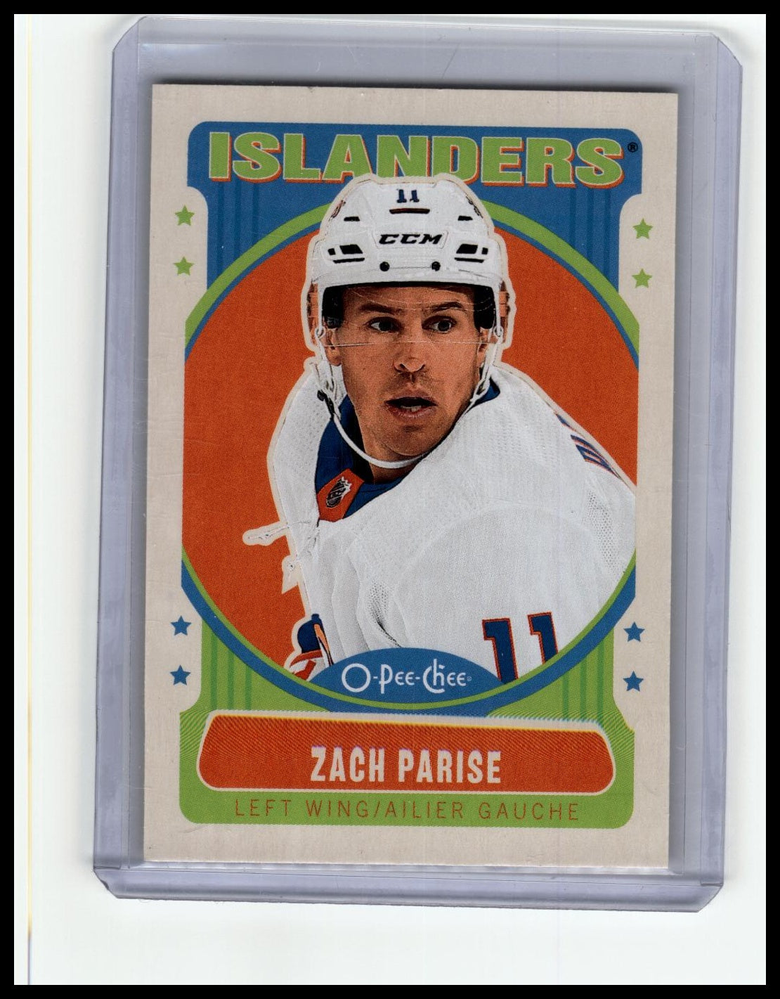 2021-22 Upper Deck #NNO Zach Parise 2021-22 O-Pee-Chee Update Retro Blank Back