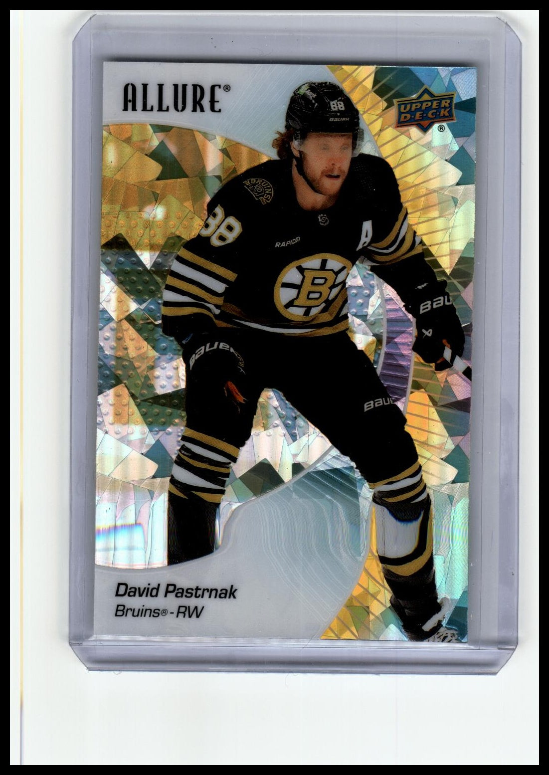 2023-24 Upper Deck Allure #95 David Pastrnak Yellow Taxi