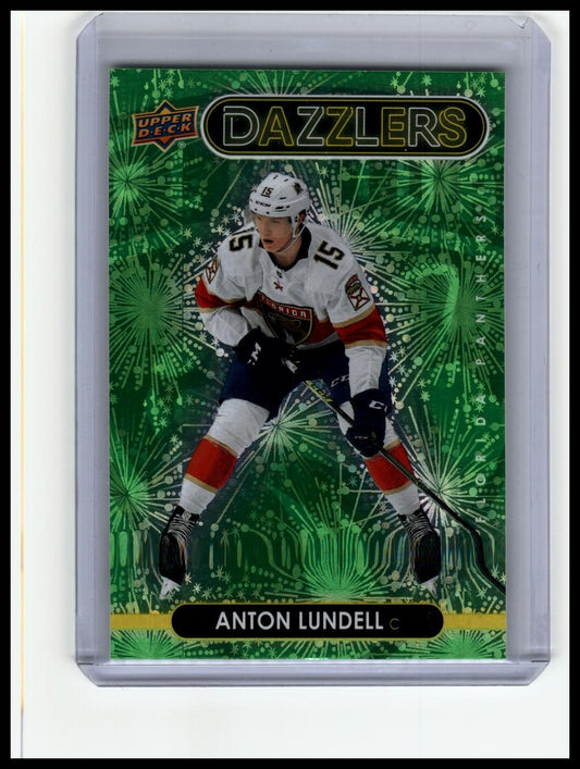 2023-24 Upper Deck DZ-116 Anton Lundell Dazzler