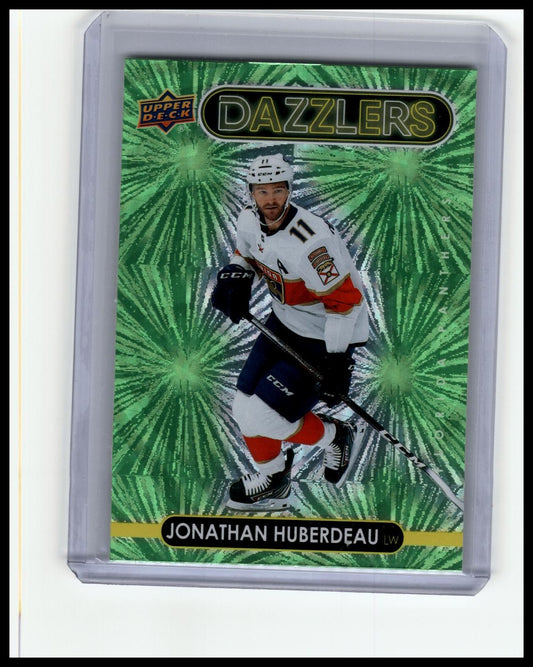 2021-22 Upper Deck #DZ-22 Jonathan Huberdeau Dazzlers Green