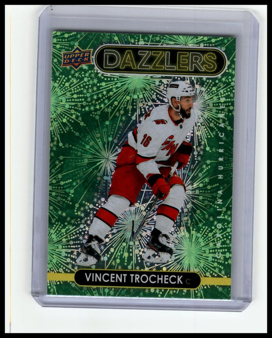 2021-22 Upper Deck #DZ-59 Vincent Trocheck Dazzlers Blue