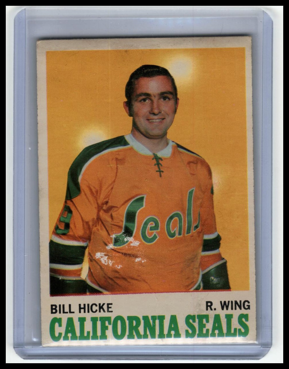 1970-71 O-Pee-Chee #76 Bill Hicke