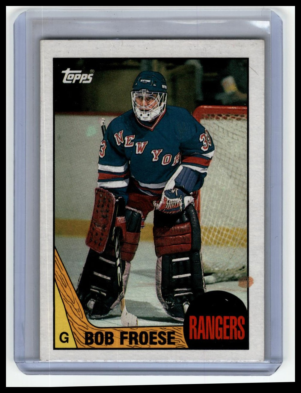 1987-88 Topps #195 Bob Froese