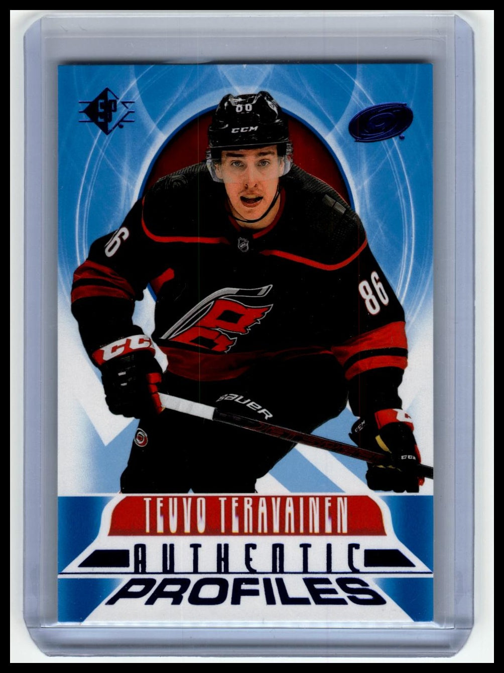2020-21 SP #AP-11 Teuvo Teravainen Authentic Profiles Blue