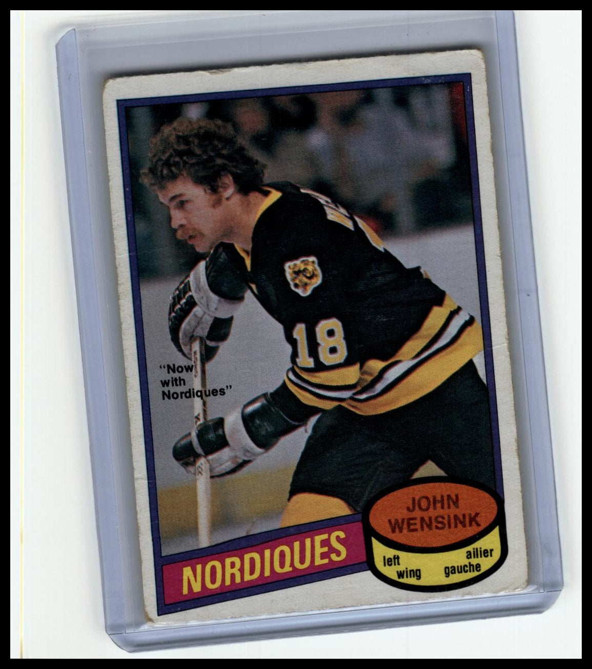 1980-81 O-Pee-Chee #390 John Wensink
