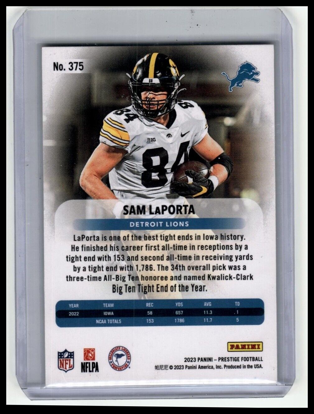 SAM LAPORTA-2023 PRESTIGE