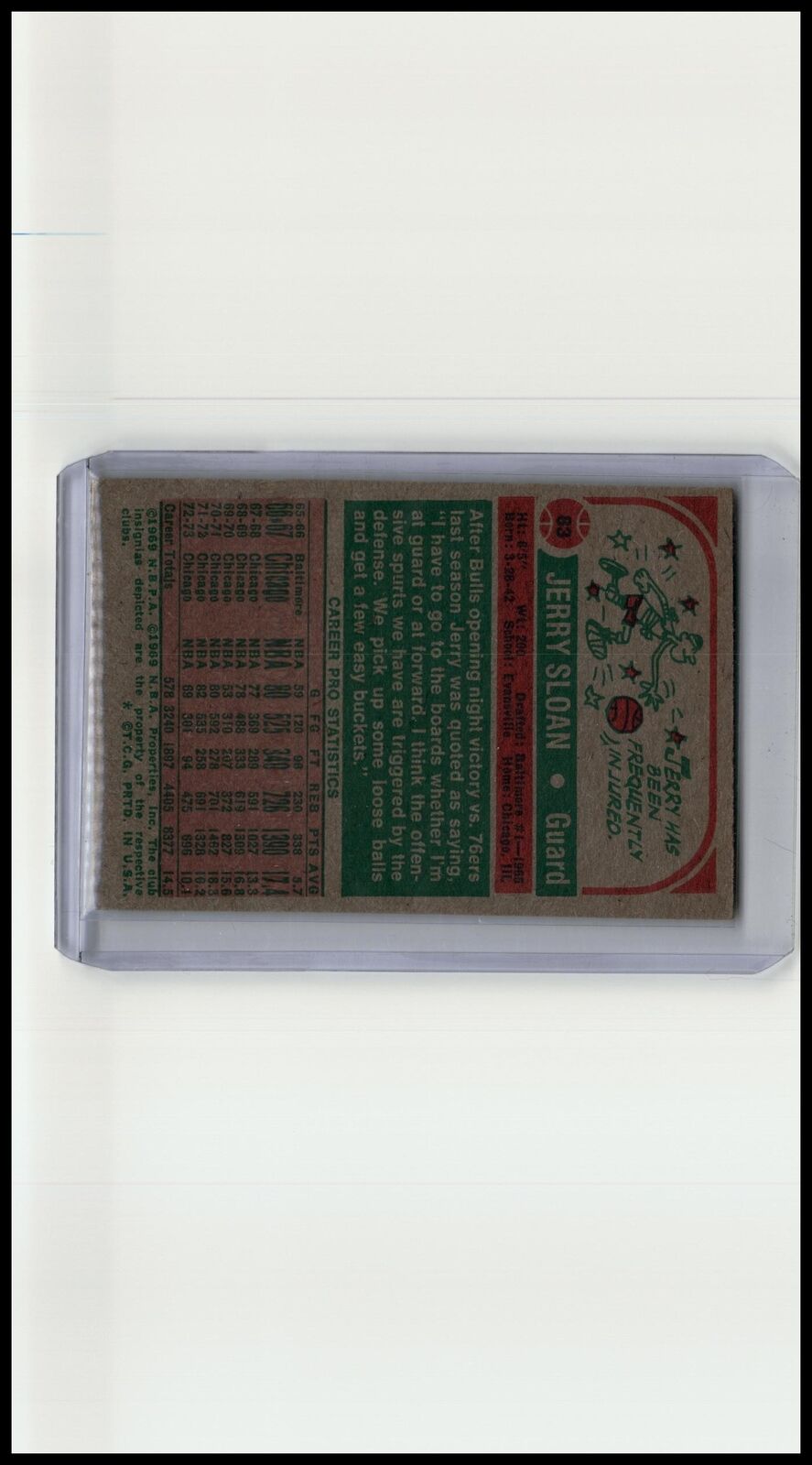 1973-74 Topps #83 Jerry Sloan