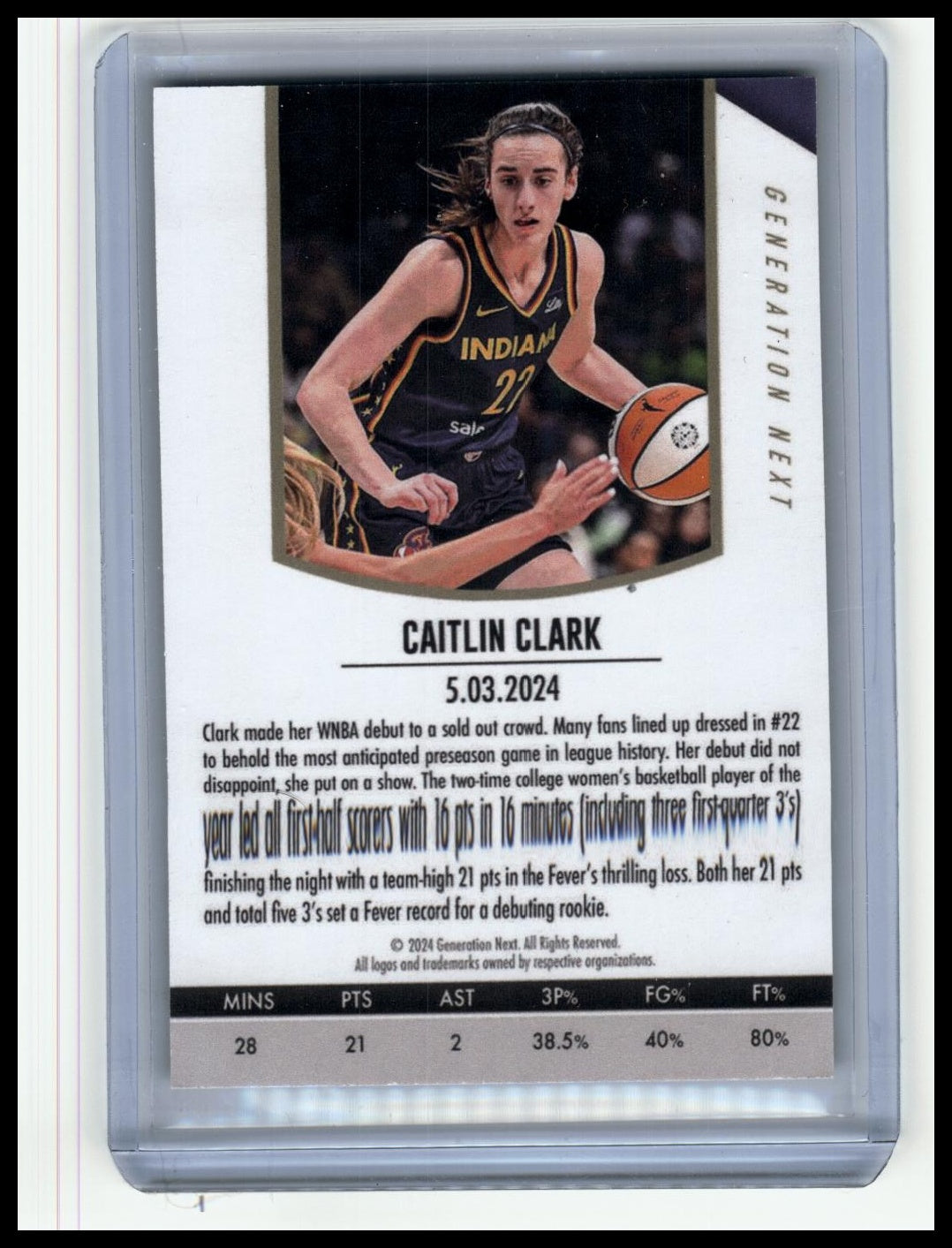 Catlin Clark 2023 Generation Next RC