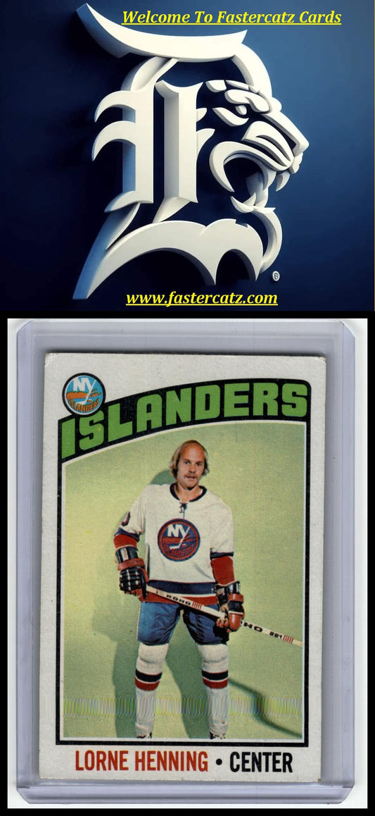 1976-77 Topps #193 Lorne Henning
