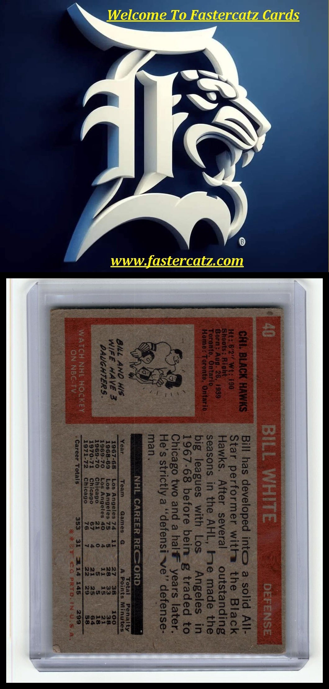 1972-73 Topps #40 Bill White