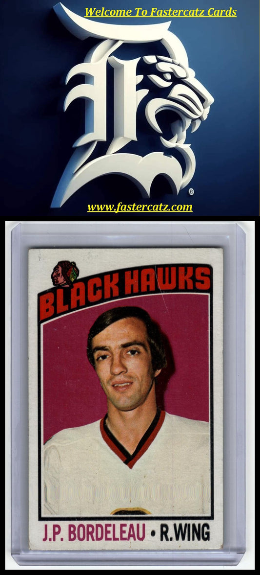 1976-77 Topps #208 J.P. Bordeleau