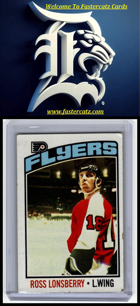 1976-77 Topps #201 Ross Lonsberry